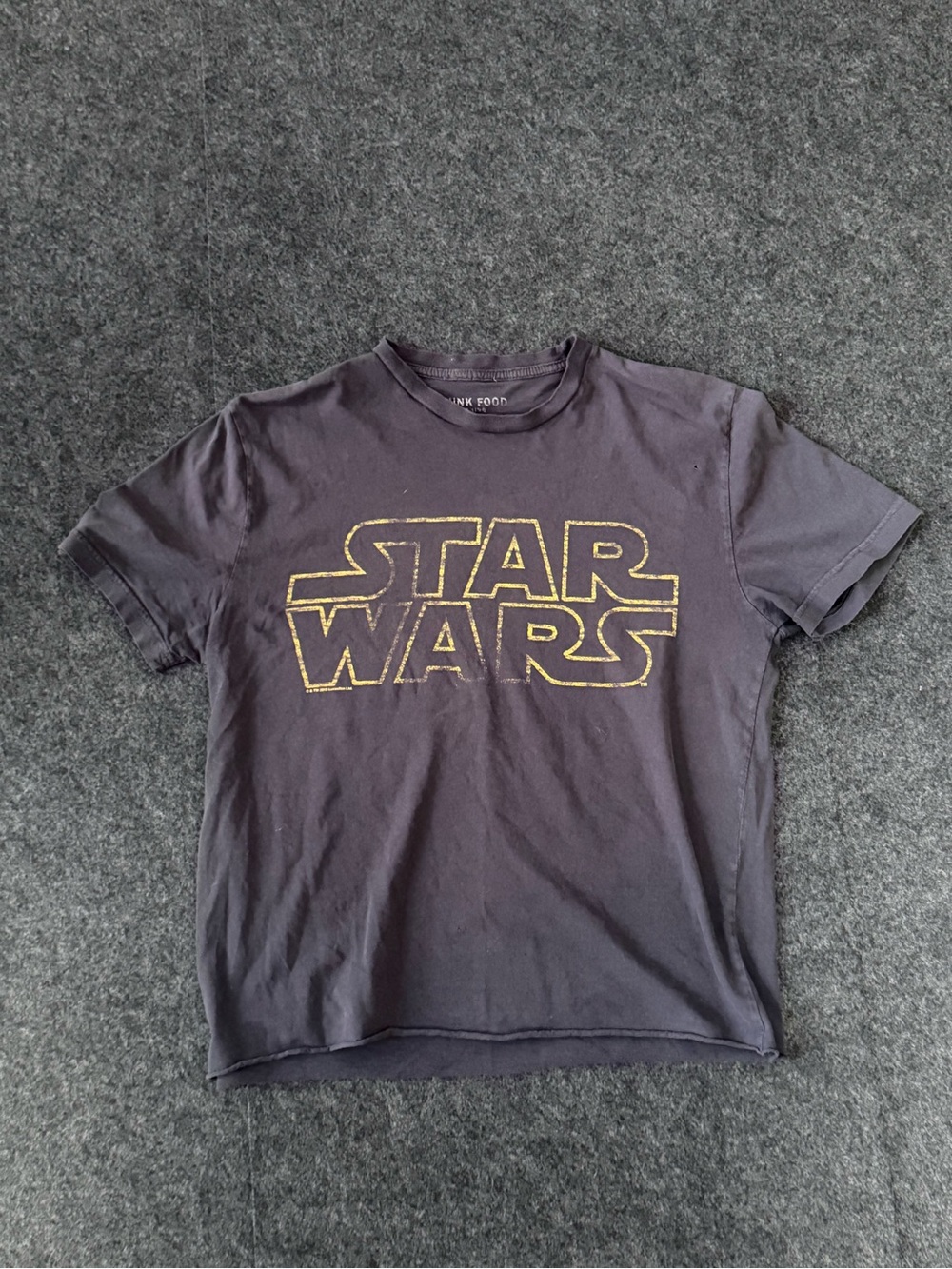 Junk Food Clothing Short Sleeve Tee - Black Star Wars - Medium Cropped